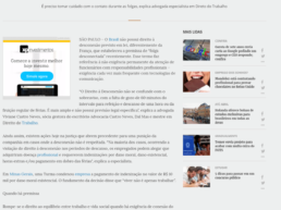 Matéria da InfoMoney